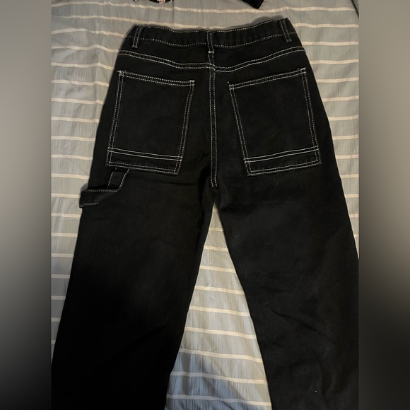 Yesstyle black wide leg pants - Picture 2 of 2